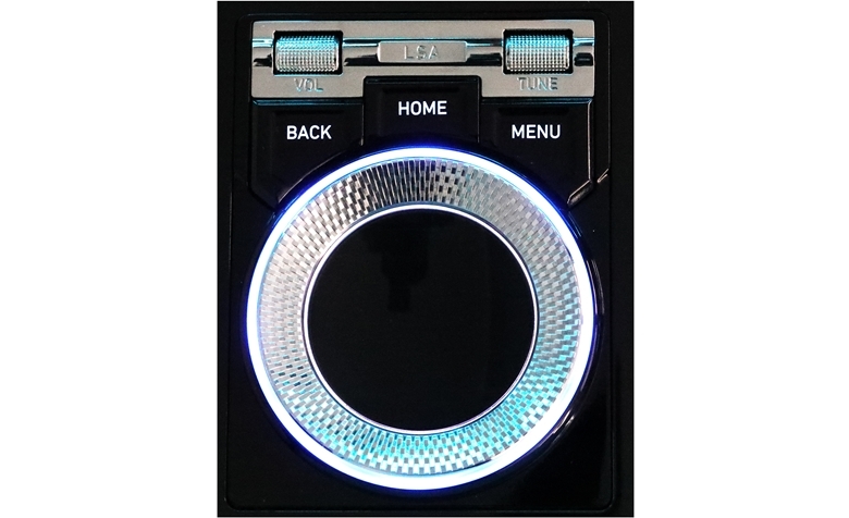 Concave touch pad type CCP