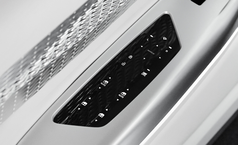 Touch type power window switch