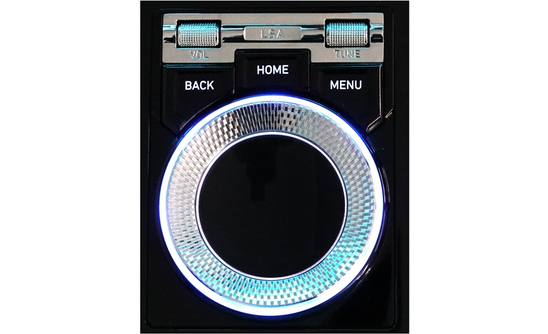 Concave touch pad type CCP